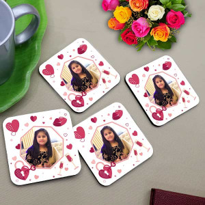 Personalized Photo Coaster Set