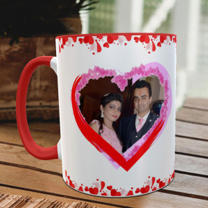 Full of Heart Anniversary Personalized Mug