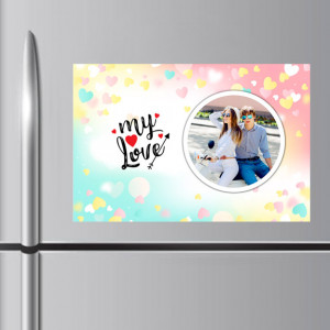 Personalized My Love Fridge Magnet