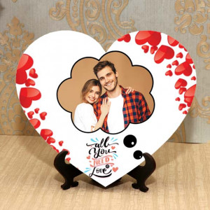 All You need is Love Personalized Heart Frame
