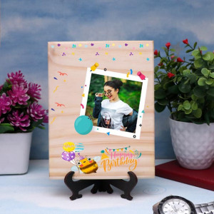 Personalized Happy Birthday Wooden Plaque