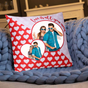 Love is all you need Personalized Cushion