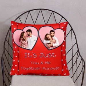 You N Me Together Forever Personalized Cushion