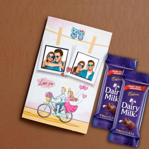 Personalized Better Together Card Chocolate Combo