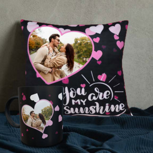 You are my sunshine Personalized Cushion Mug set