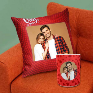 Personalized Only You Cushion Mug set