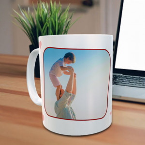 Love U Dad Personalized White Mug