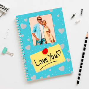 Personalized Love You Notebook