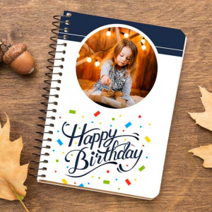 Personalized Birthday Wishes Notebook