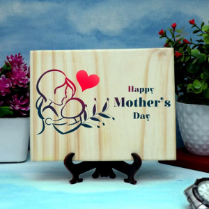 Happy Mothers Day Wooden Plaque