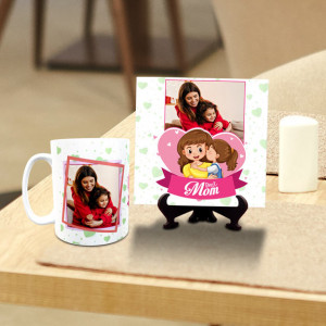 Personalized Best Mom Tile N Mug Combo