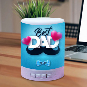 Personalized BT Touch Lamp Speaker for Dad