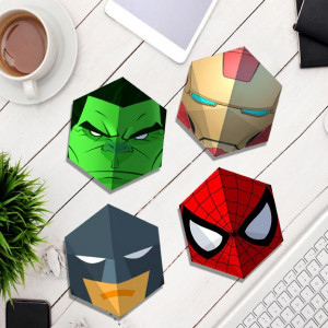 Super Hero Coaster set of Six