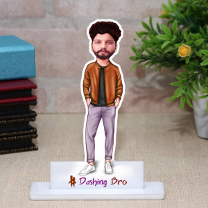 Dashing Bro Personalized Caricature