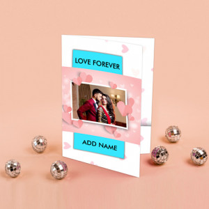 Love Forever Personalized Greeting Card