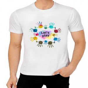 Lets Play Holi T shirt