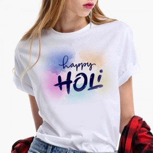 Holi T shirt for Girls
