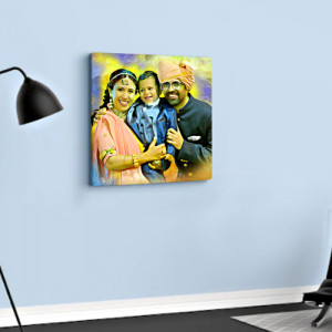 Personalized Digital Painting for Family