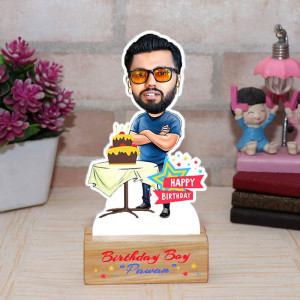Personalized Birthday Boy Caricature