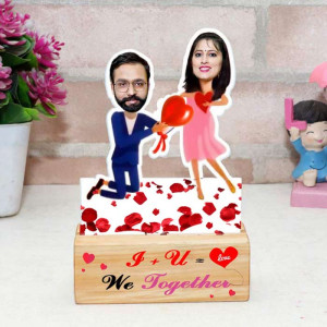 We Together Personalized Couple Caricature