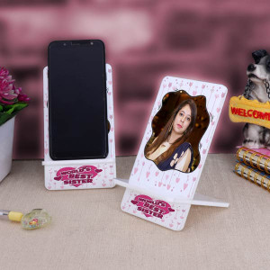 World Best Sister Personalized Mobile Stand