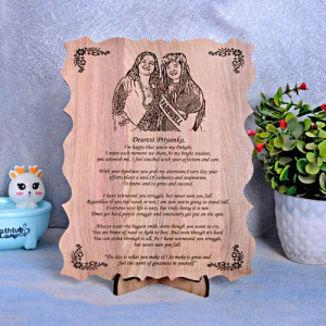 Personalized Wooden Engraved Photo Frame