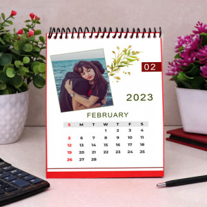 Leaves Printed Personalized Calendar