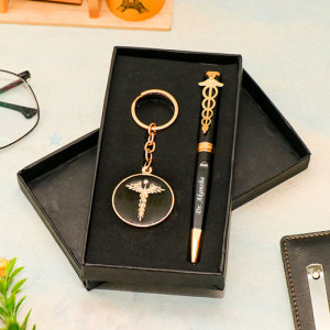 Personalized Pen Keychain Set for Doctor