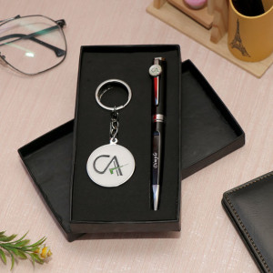 Personalized Pen Keychain Set for C A